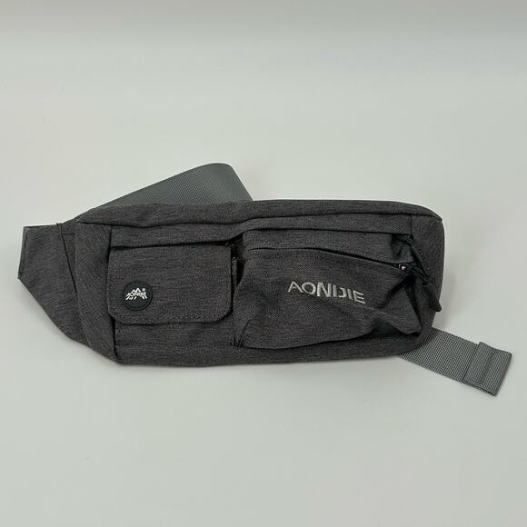 AONIJIE Outdoor Sports Waist Bag Fanny Pack 2 Zip and One Hook and Loop Pocket - Picture 1 of 9